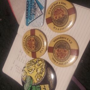 Old school 70s / 80s promo bar swag! Lot listing.